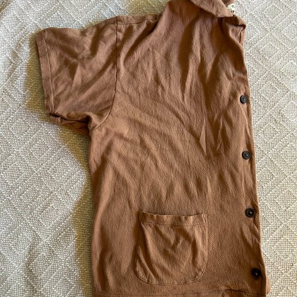 Madewell Cotton Button Down Shirt - Size L - Picture 2 of 3